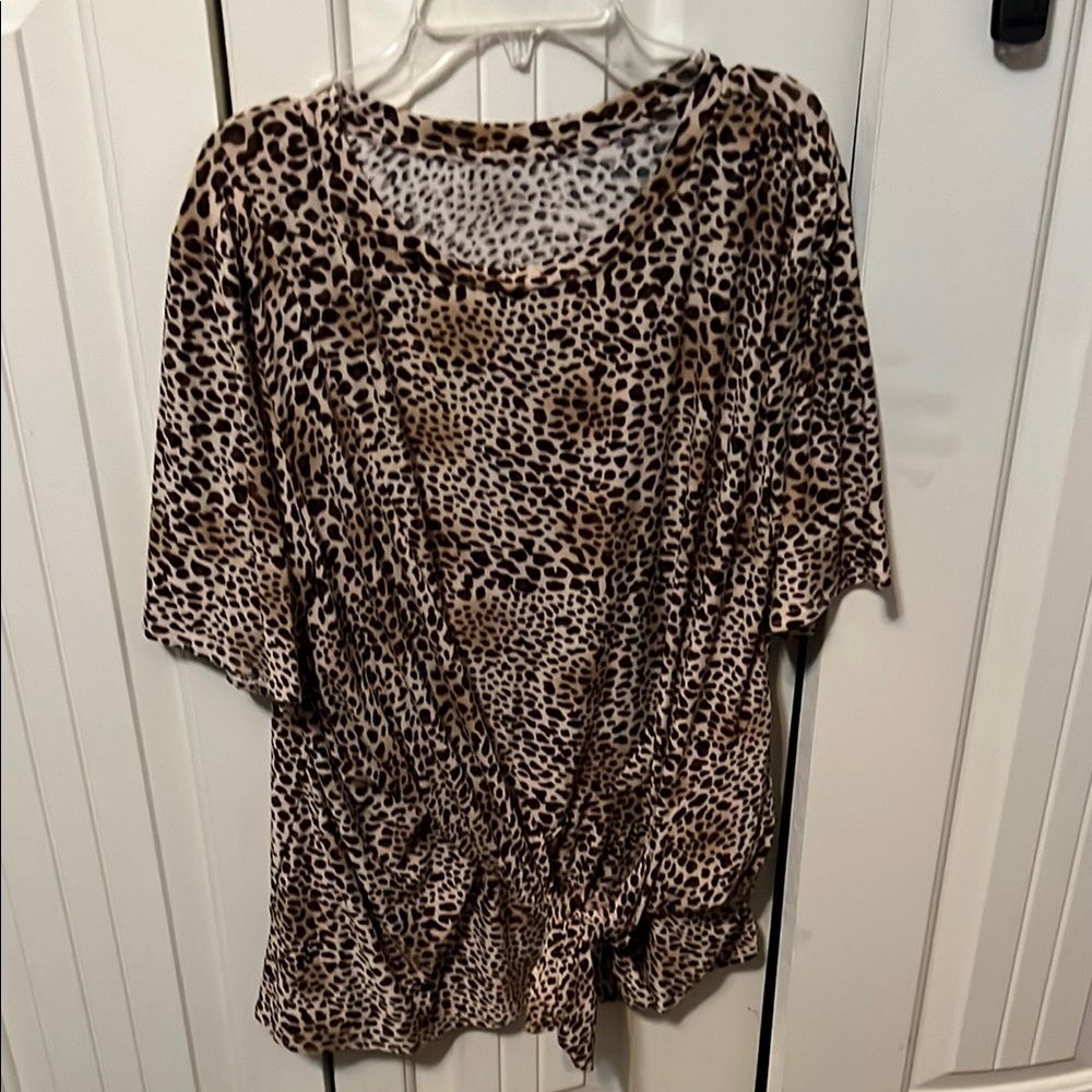 Leopard Print Women's Top